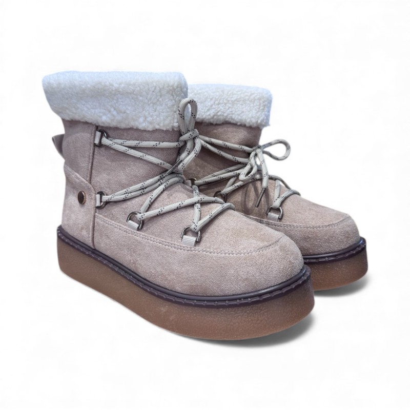 Italia Korte Støvler M. Teddy Bouclé - Beige