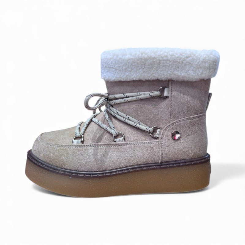 Italia Korte Støvler M. Teddy Bouclé - Beige