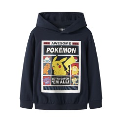 NAME IT Kids Du Pokemon Regular Sweat Hoodie - Navy Blazer