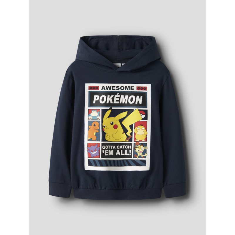 NAME IT Kids Du Pokemon Regular Sweat Hoodie - Navy Blazer