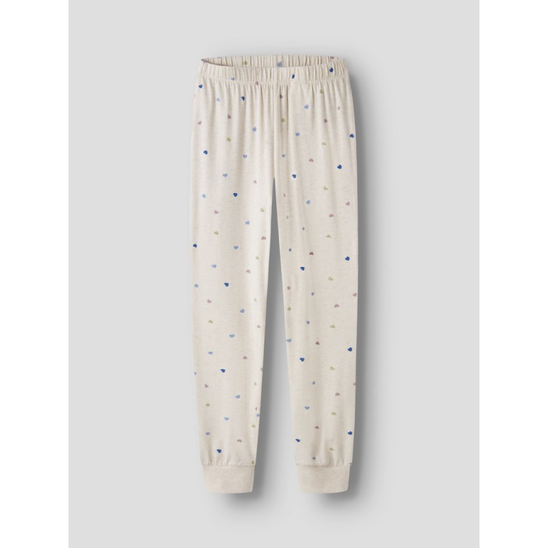 NAME IT Kids Hjerte Nattøjssæt - Peyote Melange