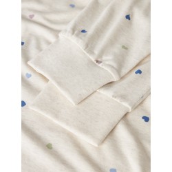 NAME IT Kids Hjerte Nattøjssæt - Peyote Melange