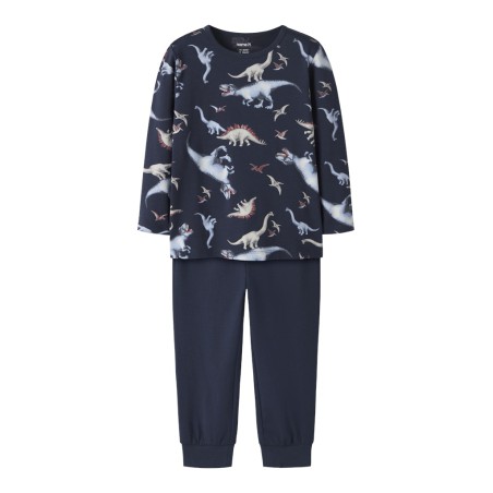 NAME IT Mini Dino Nattøjssæt - Navy Blazer