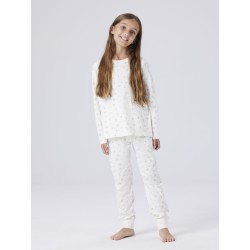 NAME IT Mini Blomster Nattøjssæt - Jet Stream