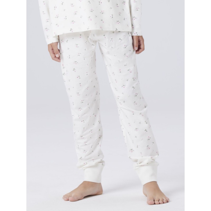 NAME IT Mini Blomster Nattøjssæt - Jet Stream