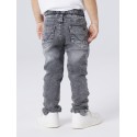 NAME IT Mini Ryan Slim Sweat Jeans - Grey Denim
