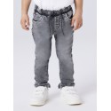 NAME IT Mini Ryan Slim Sweat Jeans - Grey Denim