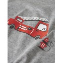 NAME IT Mini Brandbil Nattøjssæt 2-pak - Grey Melange
