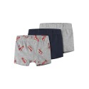 NAME IT Mini Brandbil Tights 3-pak - Grey Melange