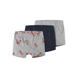 NAME IT Mini Brandbil Tights 3-pak - Grey Melange