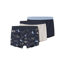 NAME IT Kids Gamer Boxershorts 3-pak - Navy Blazer