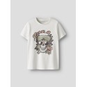 NAME IT Kids Bastian S/S T-shirt - Cloud Dancer