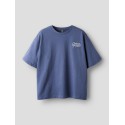 NAME IT Mini Bleze Relaxed S/S T-shirt - Vintage Indigo