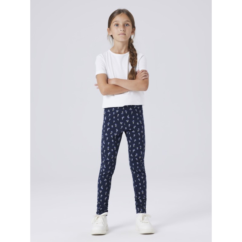 NAME IT Kids Vivian Leggings - Dark Sapphire