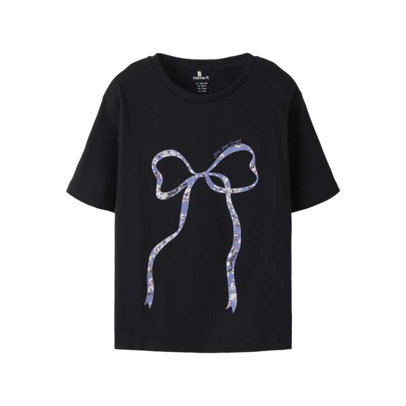 NAME IT Kids Tabea S/S regular T-shirt - Sort
