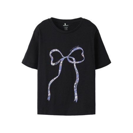 NAME IT Kids Tabea S/S regular T-shirt - Sort