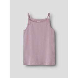 NAME IT Kids Hjerte Strop Top 2-Pak - Peyote Melange