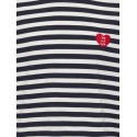 KIDS ONLY Livina L/S Stribet Bluse - Sort