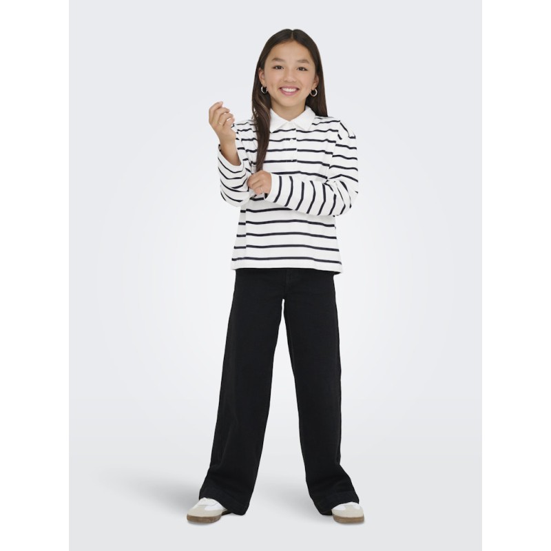 KIDS ONLY Sira L/S Polo - Chocolate Torte