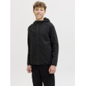 JACK & JONES Base Sweat Hoodie m. Lynlås - Sort