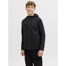 JACK & JONES Base Sweat Hoodie m. Lynlås - Sort