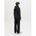 JACK & JONES Base Sweat Hoodie m. Lynlås - Sort