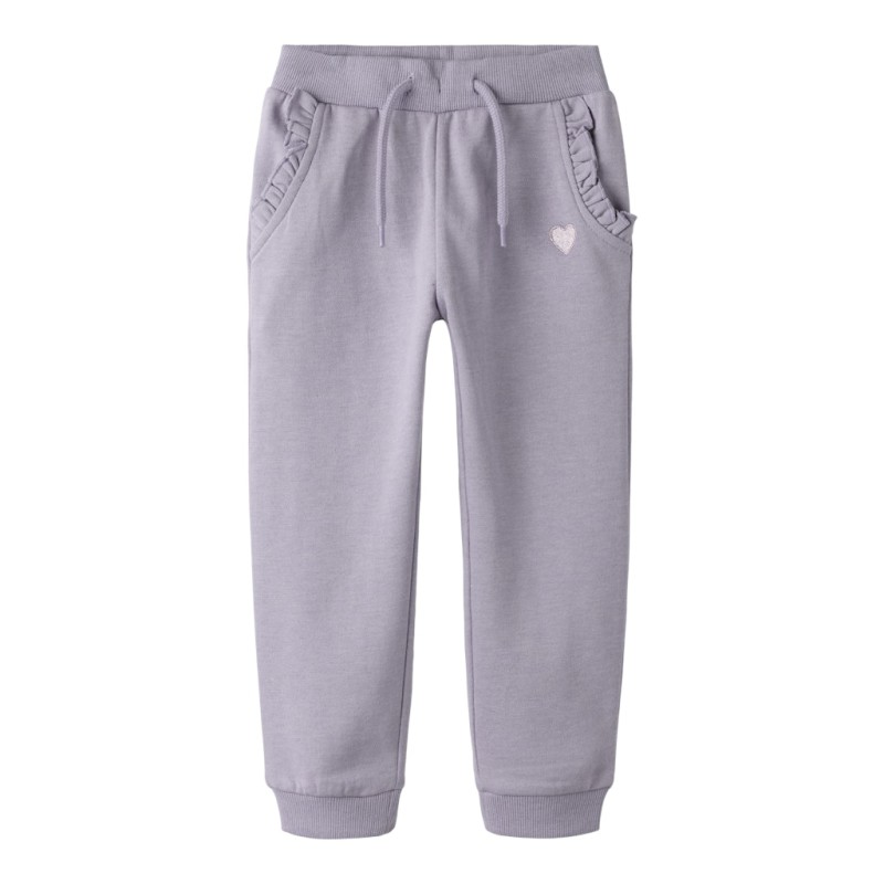 NAME IT Mini Vima Sweatpants - Lavender Gray