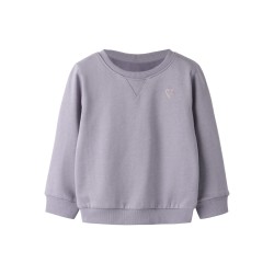 NAME IT MINI Vima L/S Sweatshirt - Lavender Gray