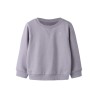 NAME IT MINI Vima L/S Sweatshirt - Lavender Gray