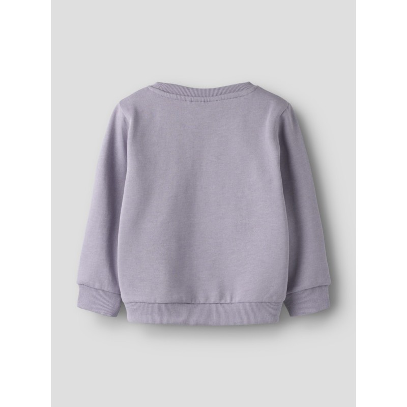 NAME IT MINI Vima L/S Sweatshirt - Lavender Gray