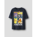NAME IT Kids Dams Pokemon S/S T-shirt - Navy Blazer
