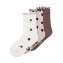 NAME IT MINI Netti 3-Pak Strømper - Peppercorn
