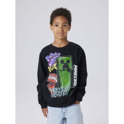 NAME IT Kids Dai Minecraft Regular Sweatshirt - Sort