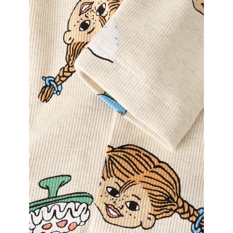 NAME IT Mini Soca Pippi Leggings - Peyote Melange