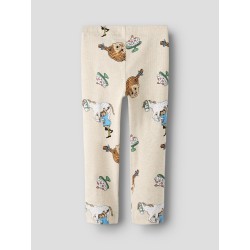 NAME IT Mini Soca Pippi Leggings - Peyote Melange