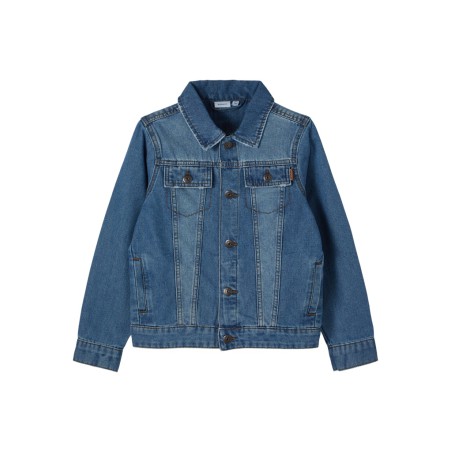 NAME IT Kids Pims Denim Jakke - Medium Blue Denim