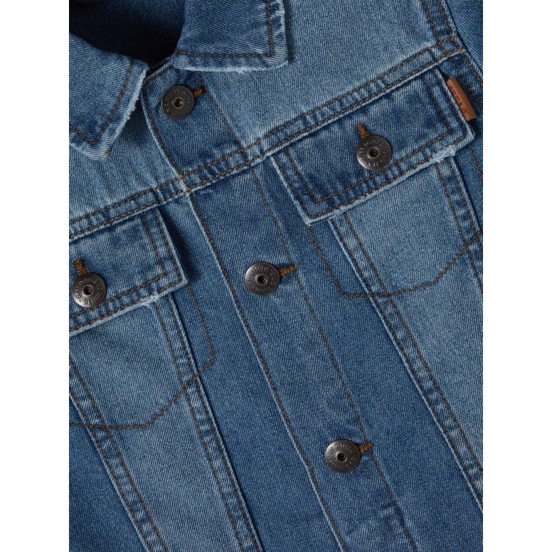 NAME IT Kids Pims Denim Jakke - Medium Blue Denim