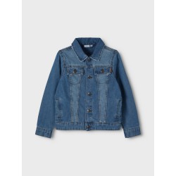 NAME IT Kids Pims Denim Jakke - Medium Blue Denim