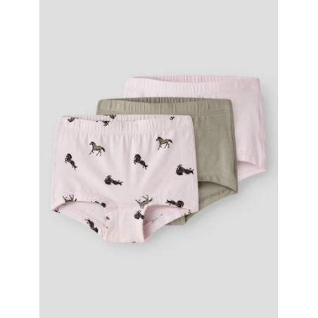 NAME IT Mini Hest Tights 3-pak - Ballerina