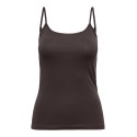 JDY Ava Singlet Top - Chocolate Torte