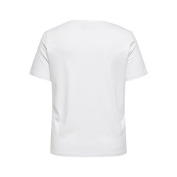 ONLY CARMAKOMA Jen S/S Jeans T-shirt - Bright White
