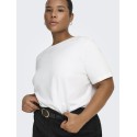 ONLY CARMAKOMA Jen jeans T-shirt - Bright White