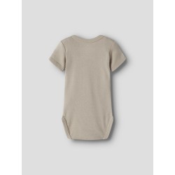 NAME IT Baby Bodystocking Animal 3-pak - Jet Stream