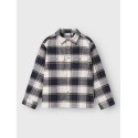NAME IT Kids Tamol Ternet L/S Skjorte - Navy Blazer