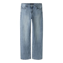 LMTD pige - Bli brede denim jeans - Light Blue Denim