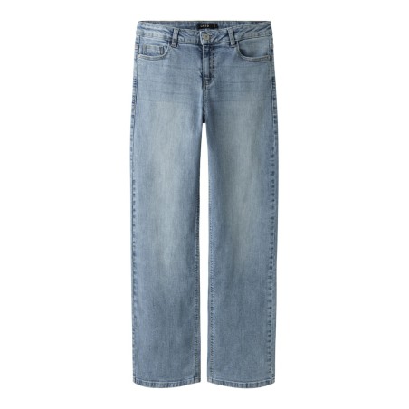 LMTD pige - Bli brede denim jeans - Light Blue Denim