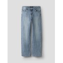 LMTD pige - Bli brede denim jeans - Light Blue Denim
