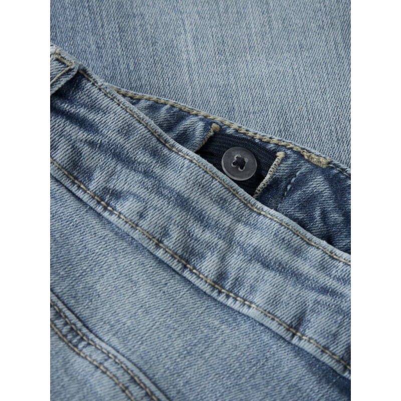 LMTD pige - Bli brede denim jeans - Light Blue Denim