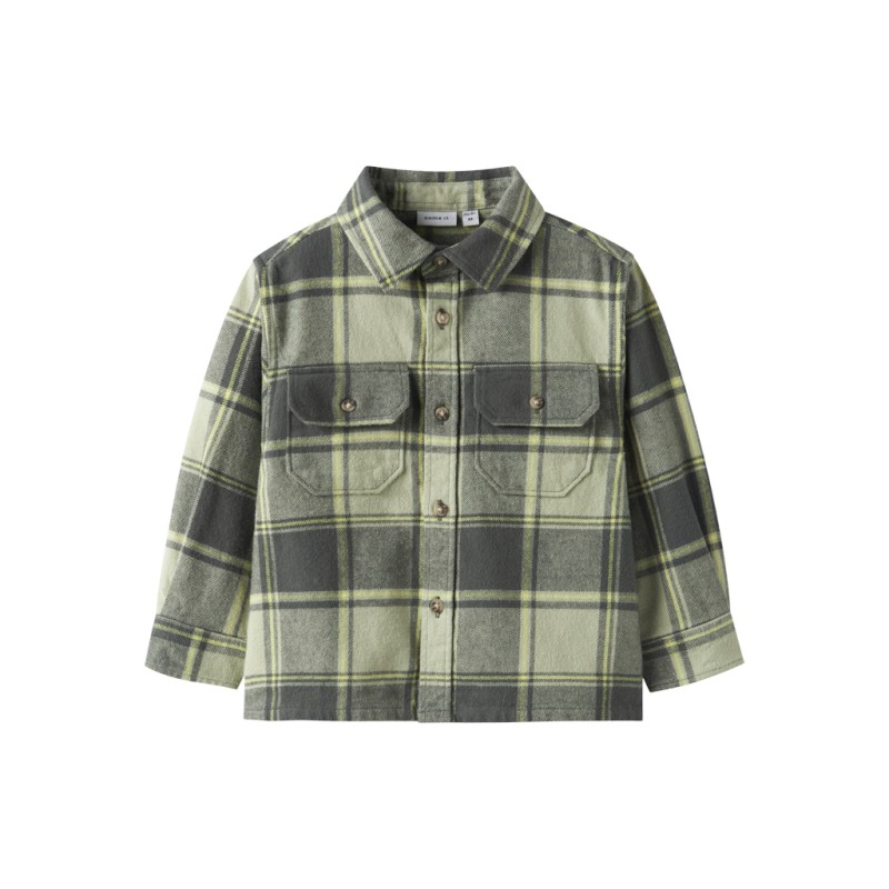 NAME IT Mini Tamo L/S  Ternet Skjorte - Urban Chic