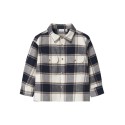 NAME IT Mini Tamo L/S  Ternet Skjorte - Navy Blazer